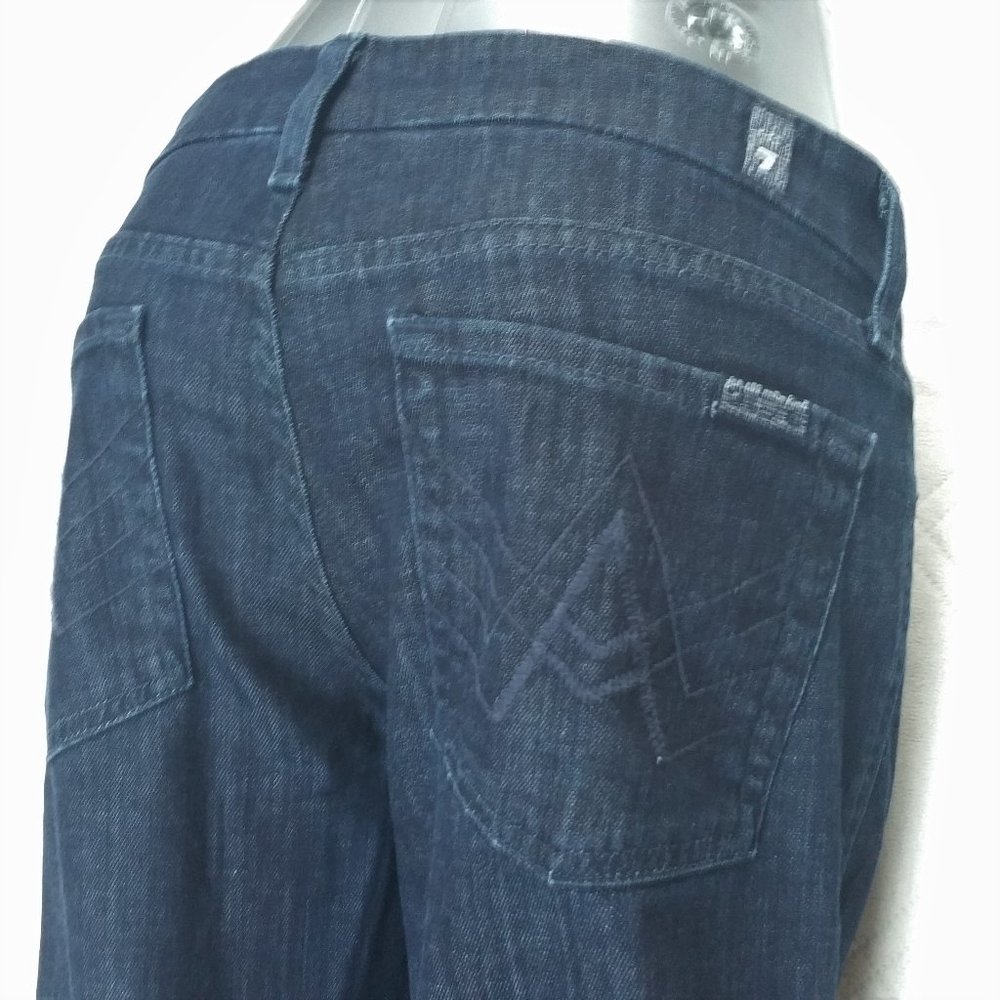7FAM Size 4/27 The Lexie Petite "A Pocket" Flare Jeans